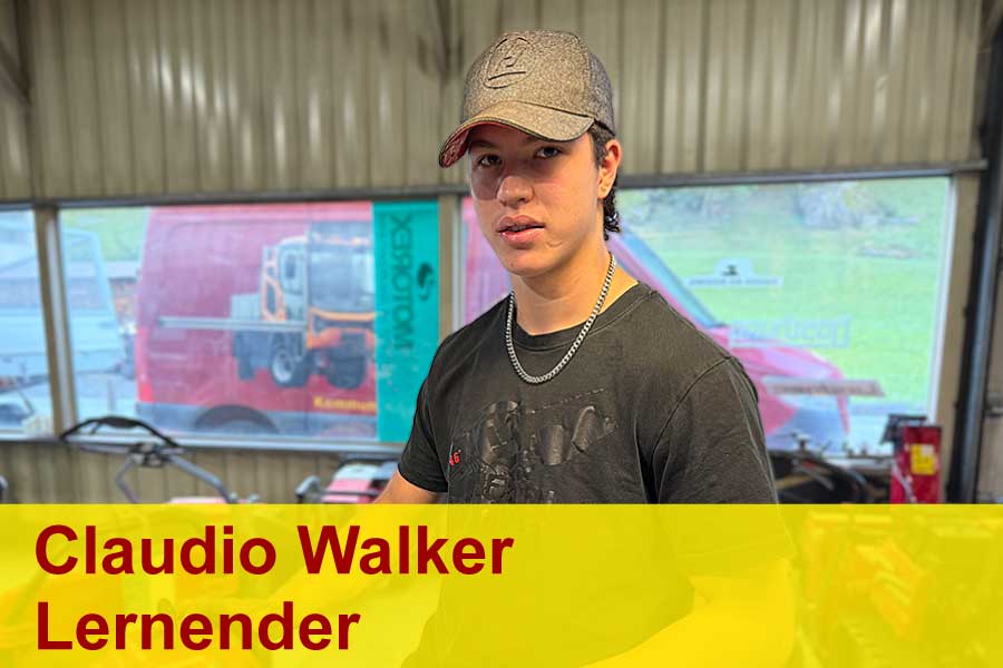 Claudio Walker, Lernender